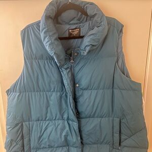 Athleta Blue Puffer Vest